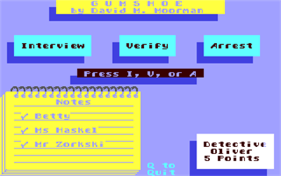 Gumshoe (Softdisk Publishing) - Screenshot - Gameplay Image