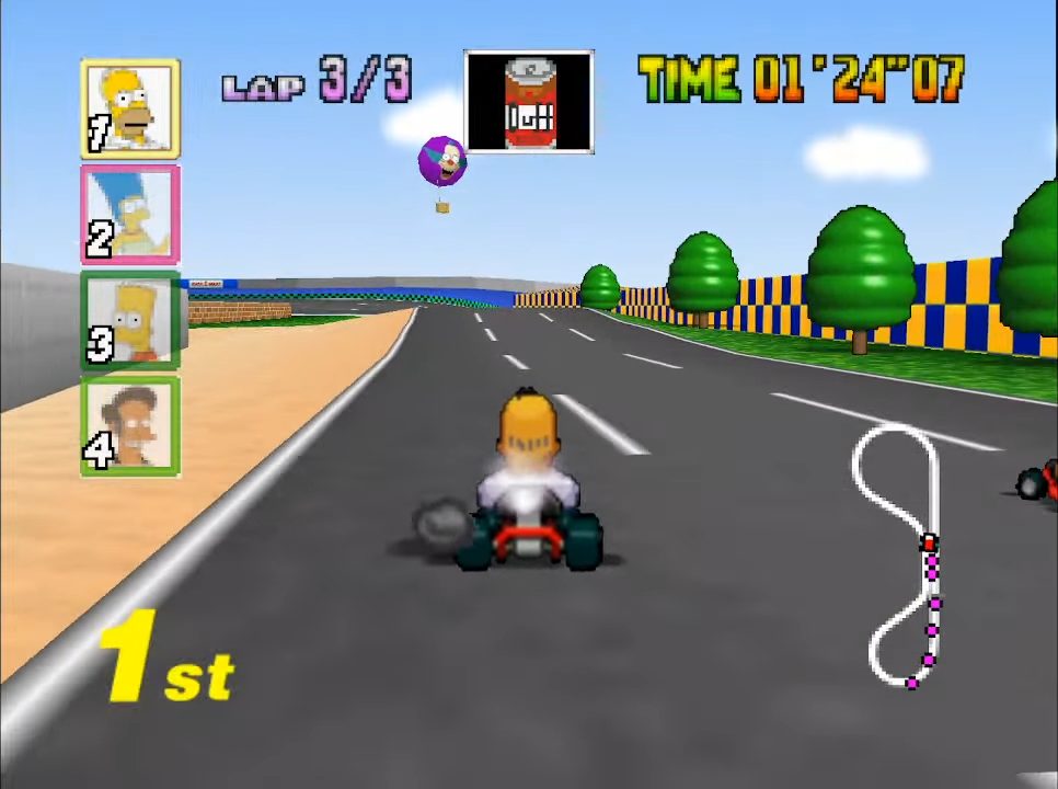 Simpson Kart 64