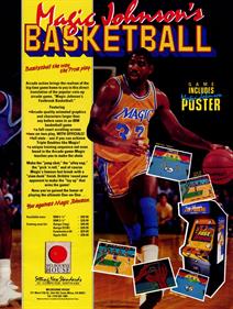 Magic Johnson's Basketball - Advertisement Flyer - Front Image