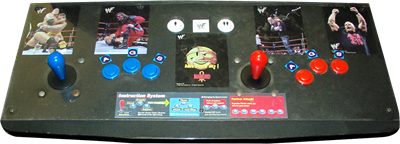 WWF Royal Rumble - Arcade - Control Panel Image