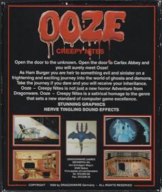 Ooze: Creepy Nites - Box - Back Image