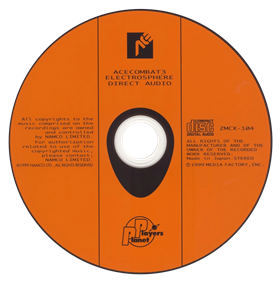 Ace Combat 3: Electrosphere: Direct Audio with AppenDisc - Disc Image