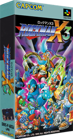 Mega Man X3 - Box - 3D Image
