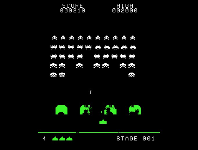 Space Invaders One Button