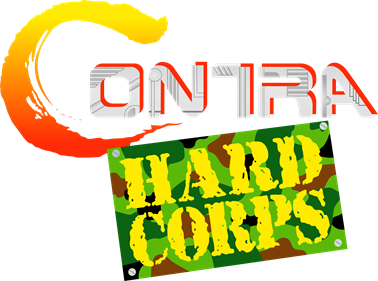 Contra: Hard Corps - Clear Logo Image