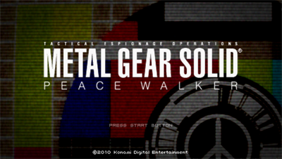 Metal Gear Solid: Peace Walker - Screenshot - Game Title Image