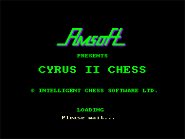 Cyrus II Chess: 3D Chess - Screenshot - Game Title Image
