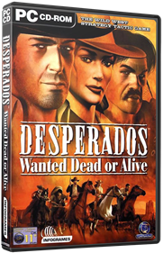 Desperados: Wanted Dead or Alive - Box - 3D Image