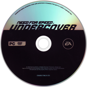 Need for Speed: Undercover - Disc Image