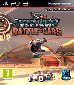Supersonic Acrobatic Rocket Powered Battle-Cars - Box - Front Image