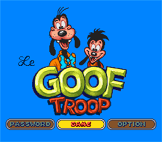 Le Goof Troop - Screenshot - Game Title Image