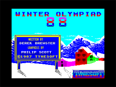 Winter Olympiad 88 - Screenshot - Game Title Image