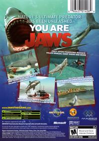 Jaws Unleashed - Box - Back Image