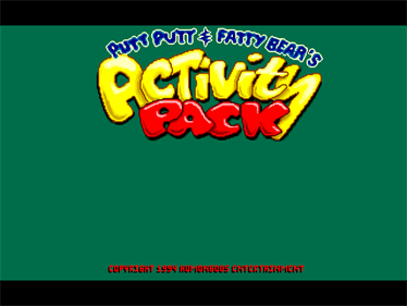 Putt-Putt & Fatty Bear's Activity Pack - Screenshot - Game Title Image