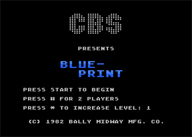 Blue Print - Screenshot - Game Title Image