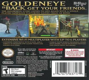 GoldenEye 007 - Box - Back Image
