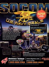 SOCOM: U.S. Navy SEALs - Advertisement Flyer - Front Image