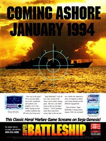 Super Battleship: The Classic Naval Combat Game - Advertisement Flyer - Front Image