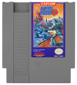 Mega Man 3 - Cart - Front Image