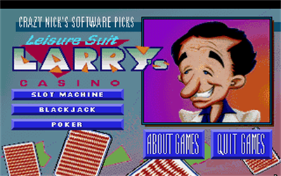 Leisure Suit Larry's Casino - Screenshot - Game Title Image