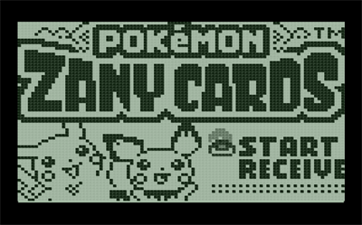 Pokémon Zany Cards - Screenshot - Game Title