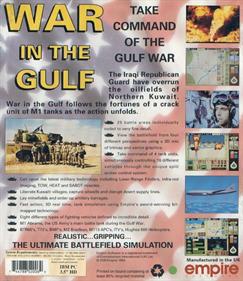 War in the Gulf - Box - Back Image