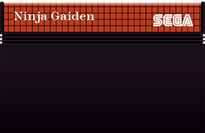 Ninja Gaiden - Cart - Front Image