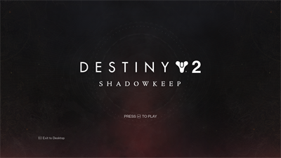 Destiny 2 - Screenshot - Game Title Image