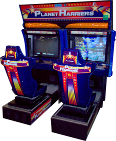 Planet Harriers - Arcade - Cabinet Image