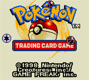 Pokémon Trading Card Game - Screenshot - Game Title Image