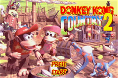 Donkey Kong Country 2 - Screenshot - Game Title Image