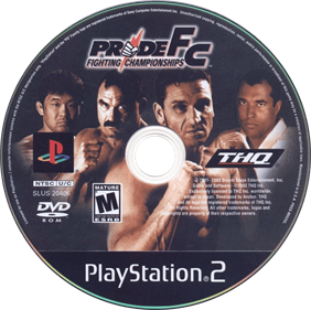 Pride FC: Fighting Championships  - Disc Image
