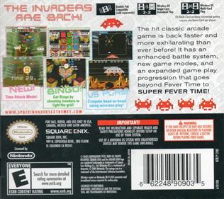 Spac3 Invaders Extr3me 2 - Box - Back Image