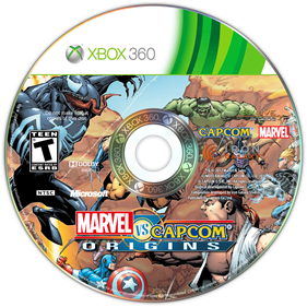 Marvel vs. Capcom Origins - Fanart - Disc Image