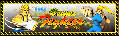 Virtua Fighter - Arcade - Marquee Image