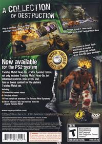 Twisted Metal: Head-On: Extra Twisted Edition - Box - Back Image