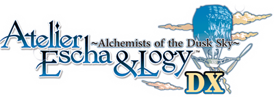 Atelier Escha & Logy: Alchemist of Dusk Sky DX - Clear Logo Image