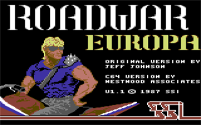 Roadwar Europa - Screenshot - Game Title Image