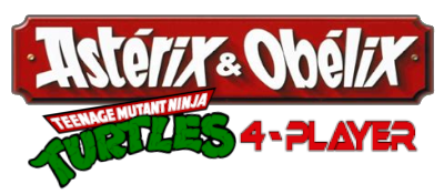 Asterix & Obelix Bootleg 4PLAYERS - Clear Logo Image