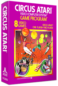 Circus Atari - Box - 3D Image