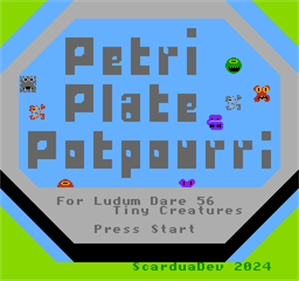 Petri Plate Potpourri - Screenshot - Game Title Image