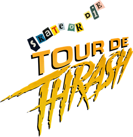 Skate Or Die: Tour de Thrash - Clear Logo Image