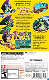 Shantae: Half-Genie Hero Ultimate Edition - Fanart - Box - Back