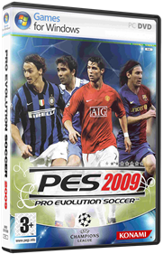 PES 2009: Pro Evolution Soccer - Box - 3D Image