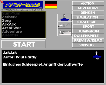 Power-Games - Screenshot - Game Select Image