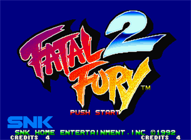 Fatal Fury 2 - Screenshot - Game Title Image