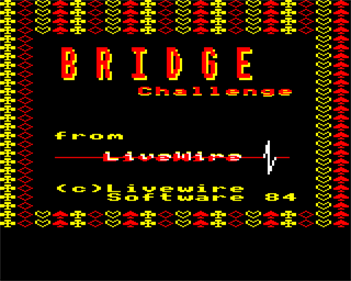 Bridge Challenge - Screenshot - Game Title Image