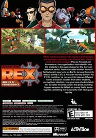 Generator Rex: Agent of Providence - Box - Back Image
