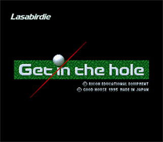 Lasabirdie Personal Golf Simulator: Get in the Hole - Screenshot - Game Title Image