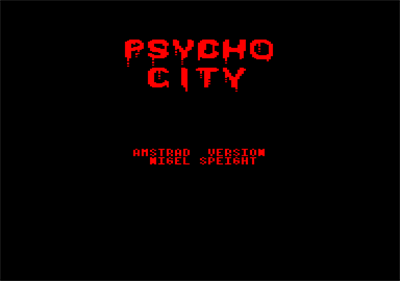 Psycho City  - Screenshot - Game Title Image